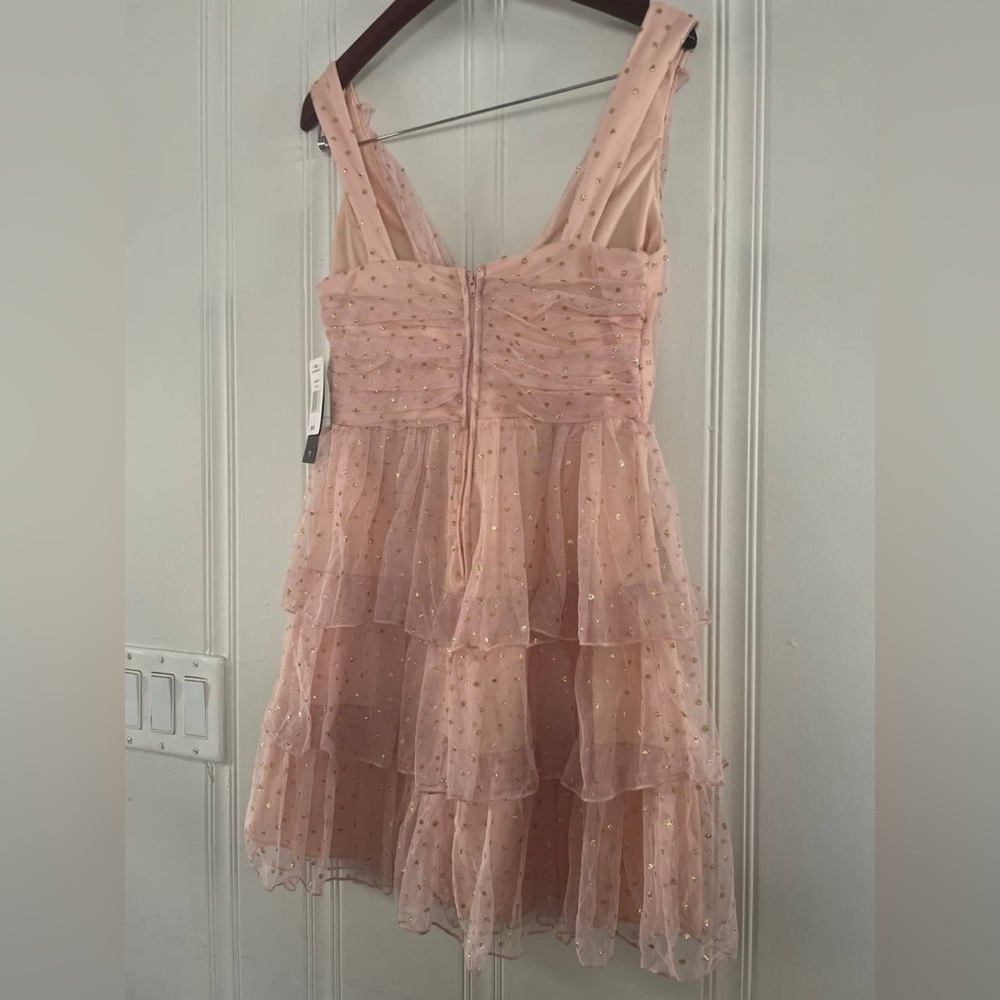 Mini Ruffled Tiered Tulle Dress - Picture 10 of 13